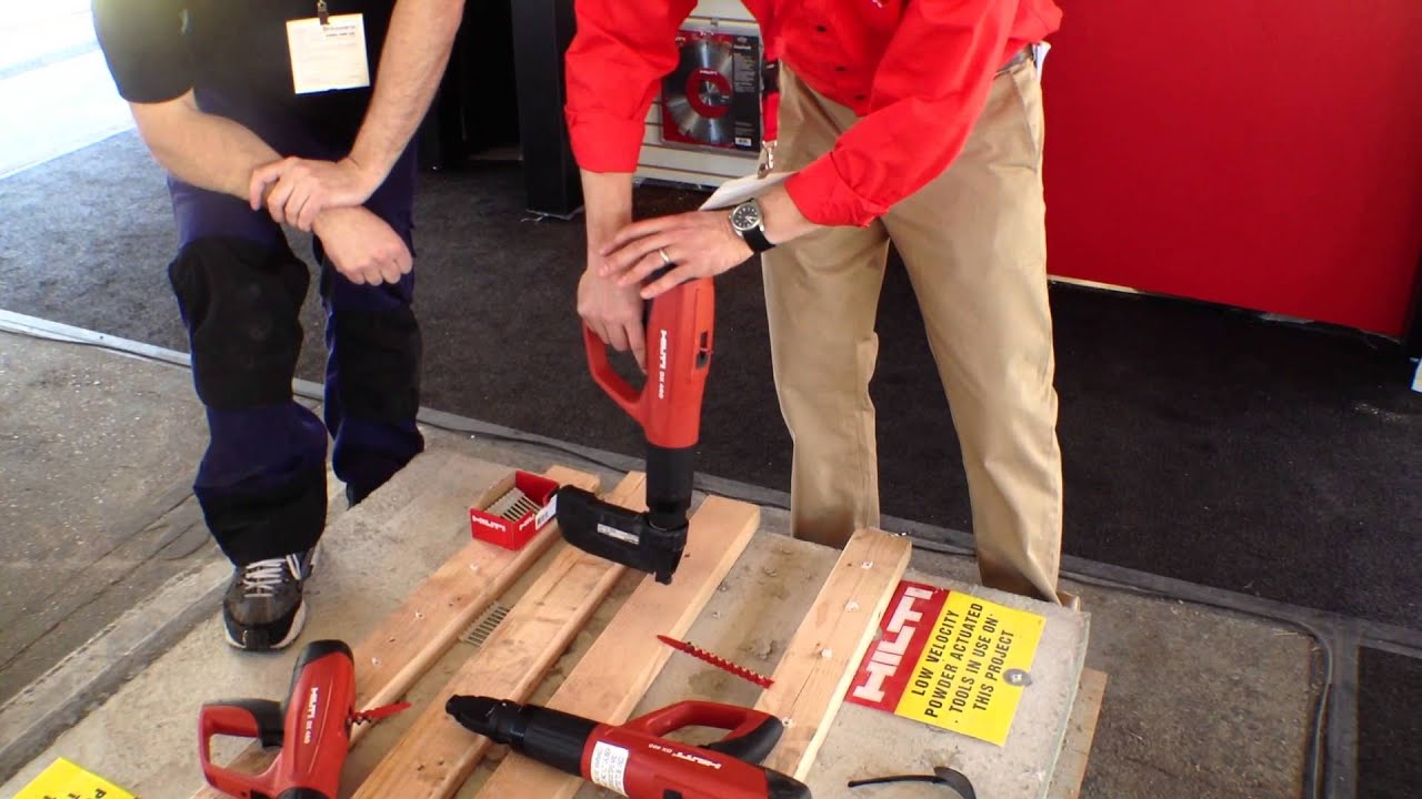 Hilti powder actuated tool training ppt tools